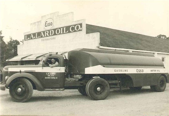 vintage photo of a lard oil fuel ruck