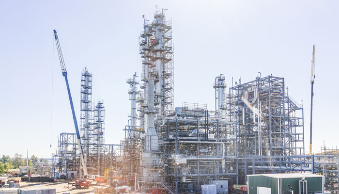 industrial fuel plant